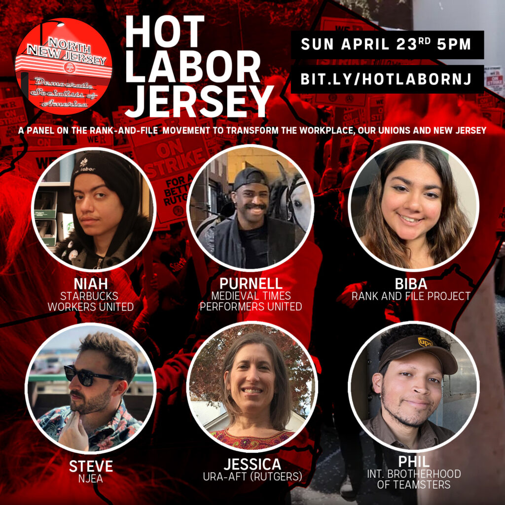Hot Labor Jersey, Panel on Rank and File Unionism