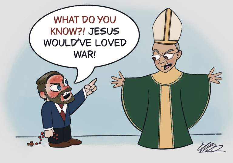 Cartoon: J.D. Vance vs. Pope Leo XIV